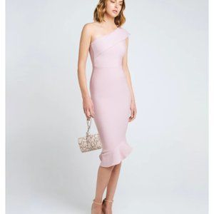 Chic One-Shoulder Bodycon Dress Few Moda NWT New